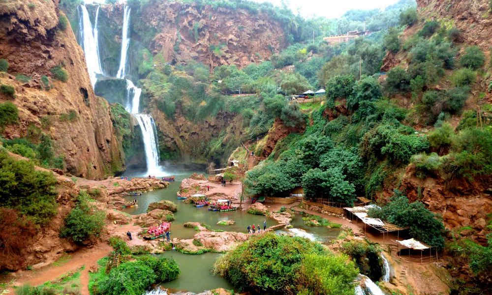 day trip to ouzoud waterfalls