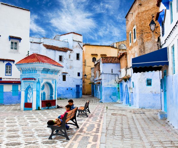 square-of-chefchaouen-medina square-of-chefchaouen-medina